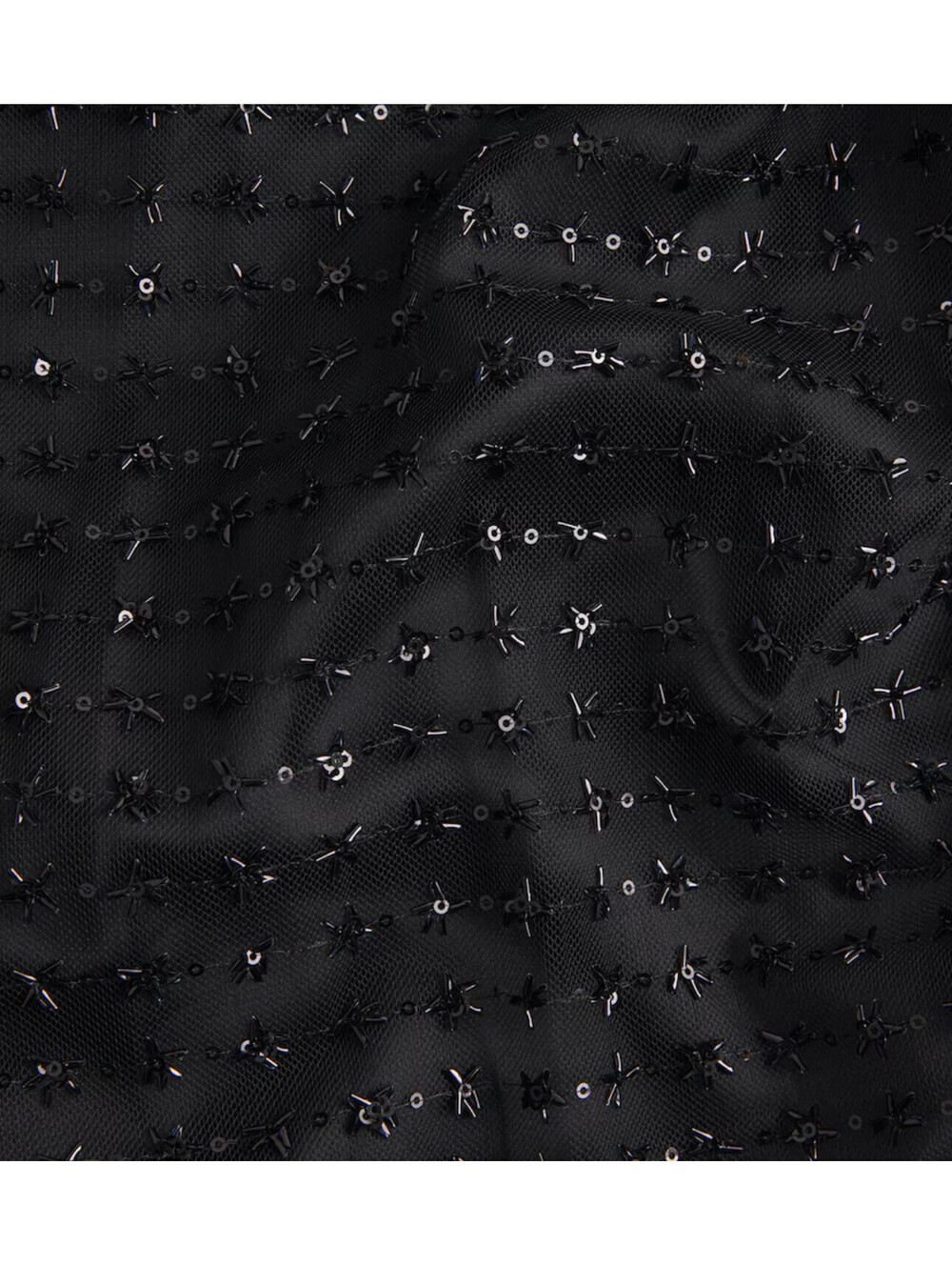 STAUD Albee Embellished Tie Back Stardust Sequin Beaded Organza Dress Gown Small - Picture 9 of 10